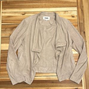 COPY - BB DAKOTA suede drape jacket
